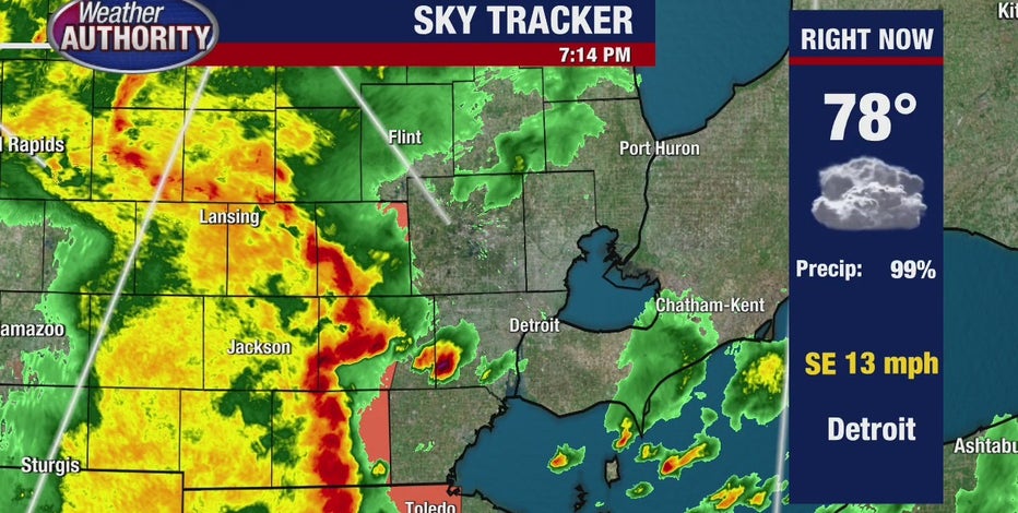 Michigan severe weather: Live updates as strong storms arrive in Metro Detroit