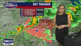 Severe weather moving through parts of Metro Detroit