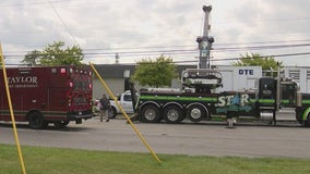 Deadly Allen Park car crash leaves F-150 wedged under DTE generator, many without power