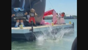 Real or fake? Browns accused of staging Lake Erie fall for helmet reveal