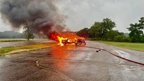 PHOTOS: Michigan man in truck survives lightning strike - 'lucky to be alive'