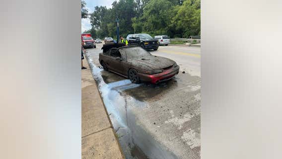 1997 Ford Mustang recovered from Wayne County lake