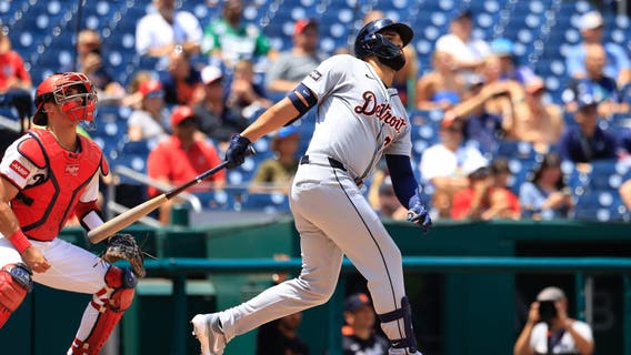 Riley Greene homers twice as Tigers rout Nationals 11-2 in doubleheader opener