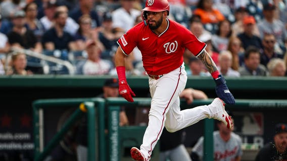 Nathaniel Lowe’s 3-run triple helps Nationals past AL-leading Tigers 9-4 for a doubleheader split
