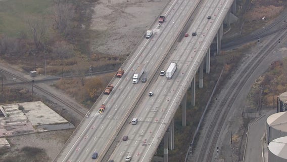 Part of I-75 in Detroit closed this weekend for bridge work