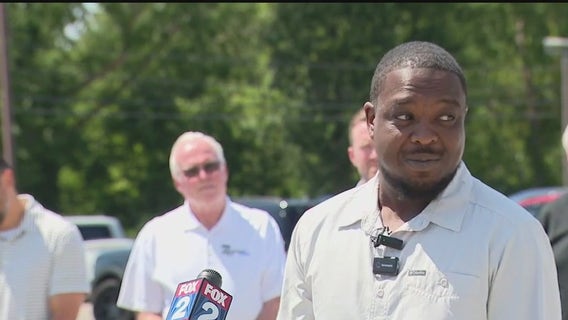 Wayne church deacon who stopped would-be mass shooter gifted new truck