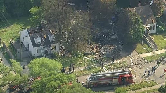 Woman's body found after house explosion on Detroit's east side