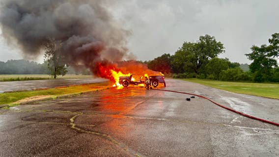 PHOTOS: Michigan man in truck survives lightning strike - 'lucky to be alive'