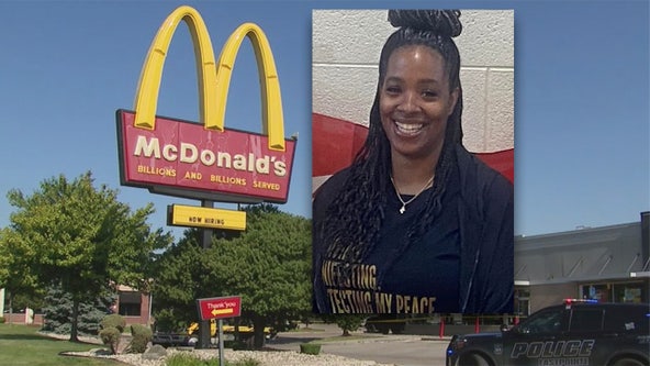 Relative of McDonald's murder victim brings knives to court, hearing paused