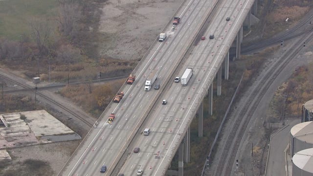 Part of I-75 in Detroit closed this weekend for bridge work