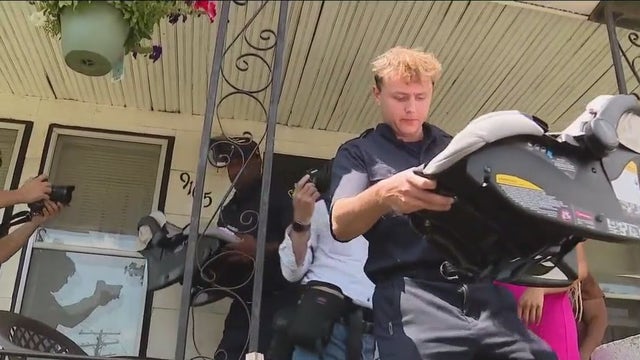 Detroit EMTs who helped deliver two babies reunite with growing family weeks later