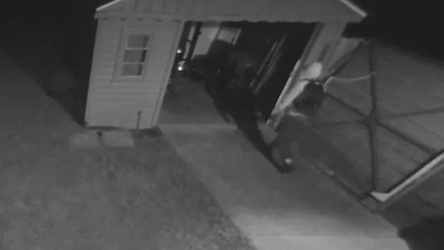 Man in Detroit caught on camera lurking in garage on city's west side