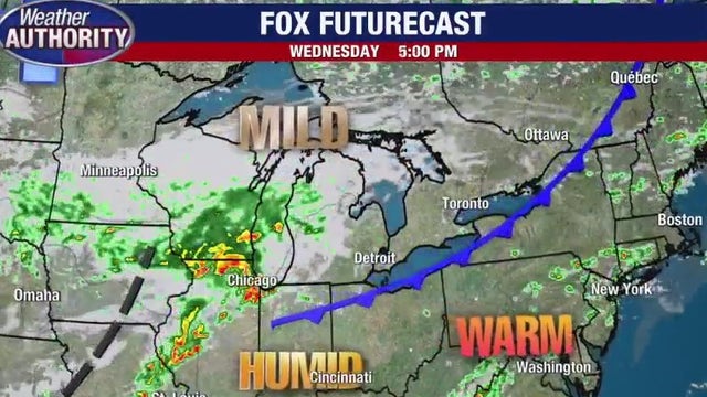 Hot with chance of showers Wednesday; best is yet to come for week's end