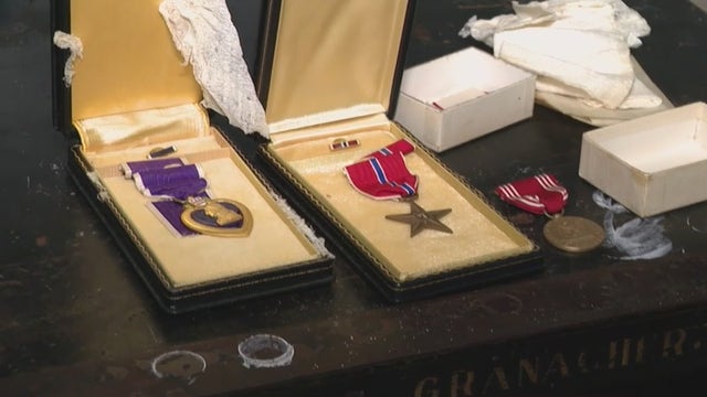 Royal Oak man discovers Purple Heart for WWII veteran in old safe bought from garage sale