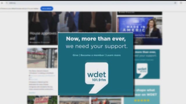 Cuts to public broadcasting will blow 'giant hole' in WDET budget, station manager says