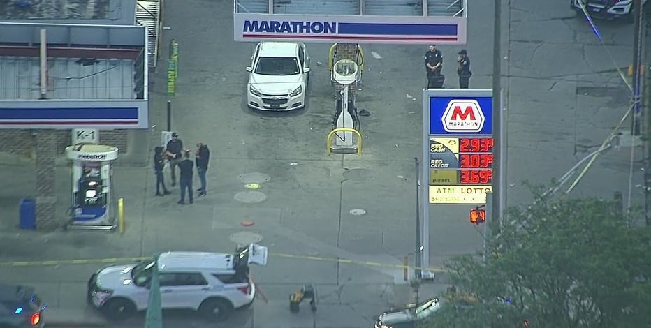Quadruple shooting at Detroit gas station leaves one dead