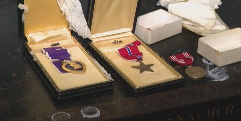 Royal Oak man discovers Purple Heart for WWII veteran in old safe bought from garage sale