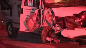 Suspect crashes stolen U-Haul truck during Highland Park police chase