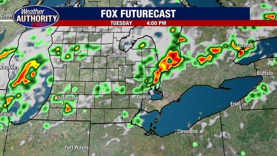 Metro Detroit weather: Another hot day with strong winds and downpours possible