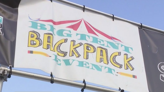 Mike Morse hosts annual Project Backpack giveaway event