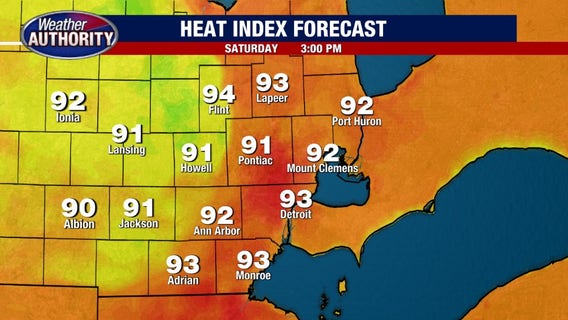 Hot weekend on the way, cooler next week