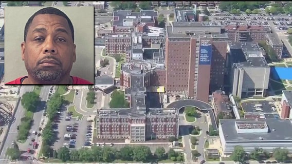 Detroit hospital shooter at large after gunman kills ex-wife, prompting lockdown