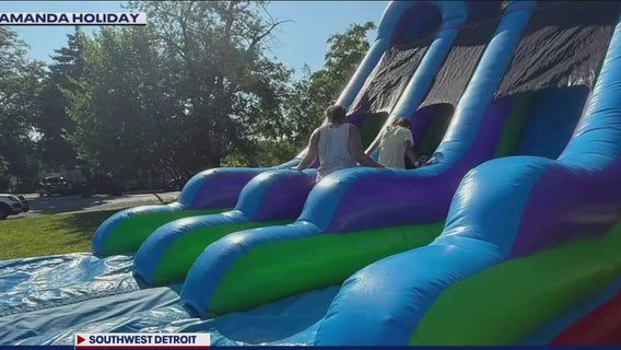 Bounce houses worth $10K stolen from SW Detroit community group