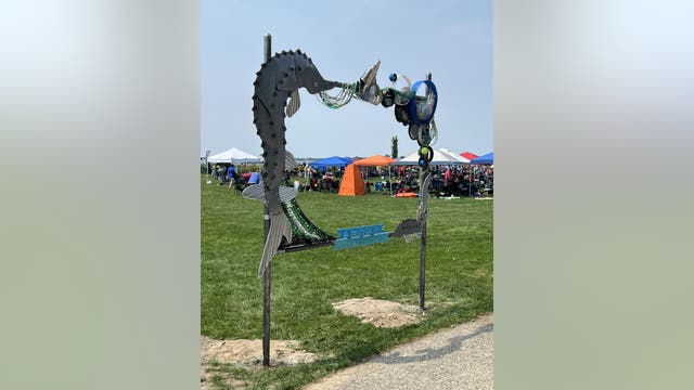Lake St. Clair Metropark unveils new sturgeon art installation