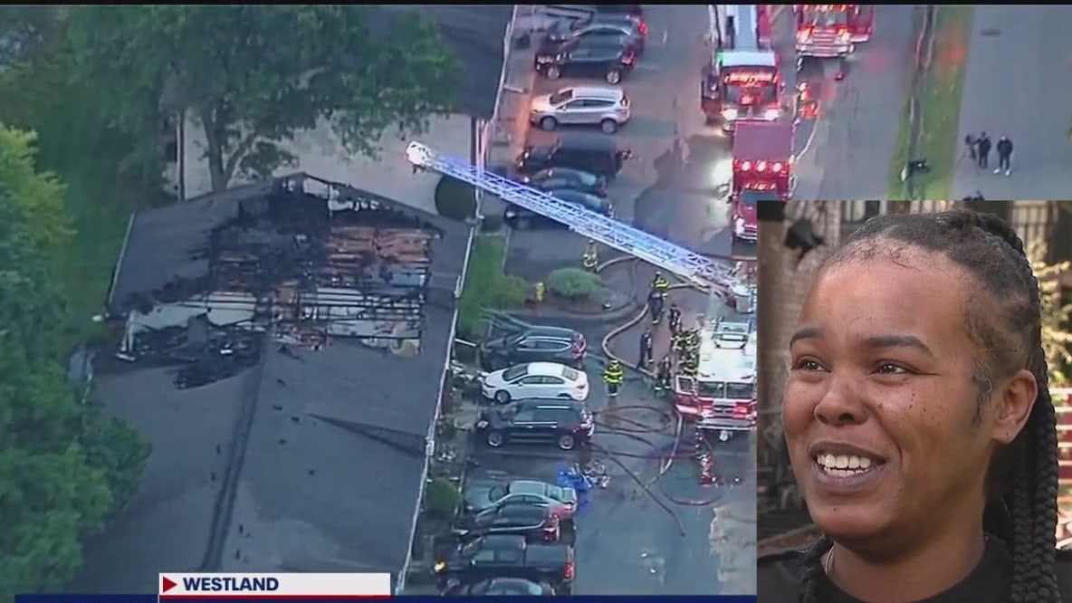 Westland woman helps save neighbors from devastating condominium fire