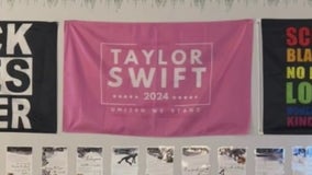 Taylor teacher's classroom banners considered too political by some parents