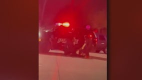 Video captures Lake Orion woman getting arrested after allegedly running over people in Warren