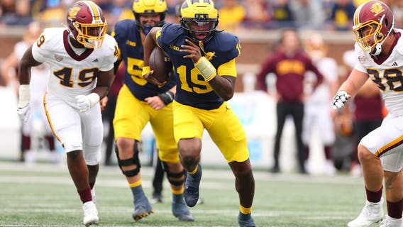 Bryce Underwood and No. 23 Michigan bounce back, beating Central Michigan 63-3 after Oklahoma loss