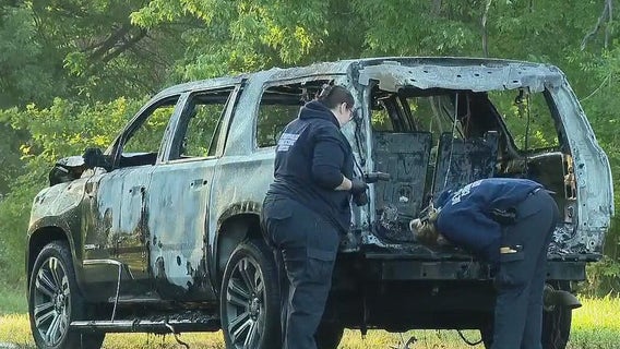 Kidnapped man pulled from burning SUV on Detroit's east side