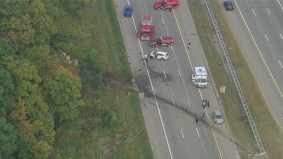All lanes on US-23/M-14 reopened near Ann Arbor after massive car crash