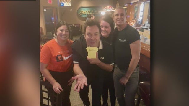 Jimmy Fallon visits Dearborn's Miller's Bar and Grill