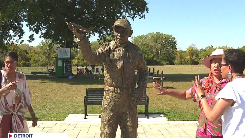 Statue honoring Tuskegee Airman returned to Rouge Park after theft