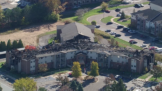 Fire flares back up at American House in Southgate; 4 departments called out to fight it