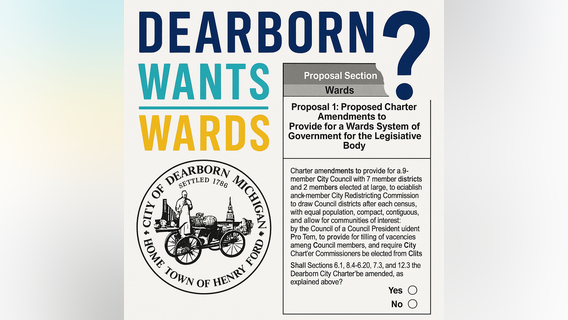 Dearborn Prop 1: City votes on change to wards for council members, charter