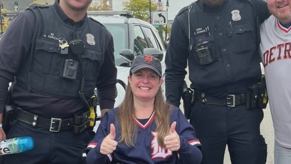 Tigers fan learns to walk again after health emergency at Comerica Park in 2023