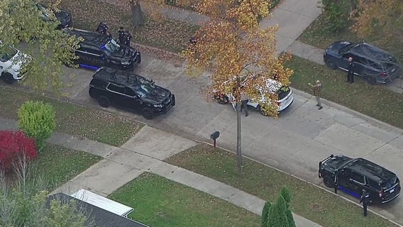 Wanted suspect caught after manhunt in Huron Township, Taylor