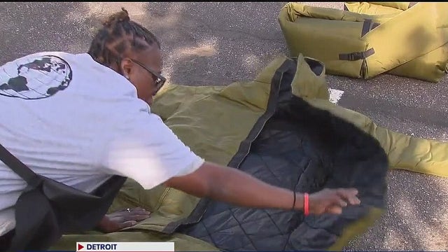Detroit nonprofit helps the homeless with sleeping bag coats