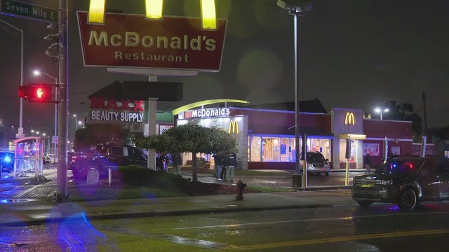 Detroit officer involved shooting at a McDonald's leaves man in critical condition