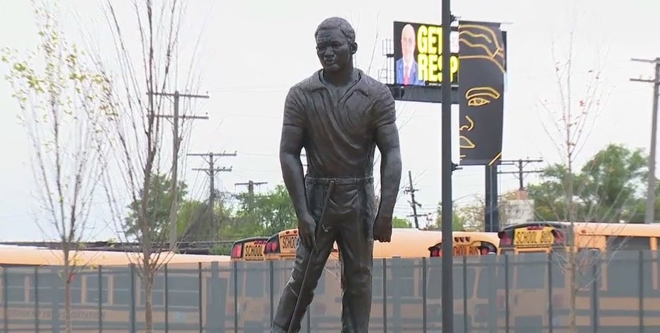 Joe Louis Greenway grows by another six miles, includes statue featuring famous boxer as a golfer