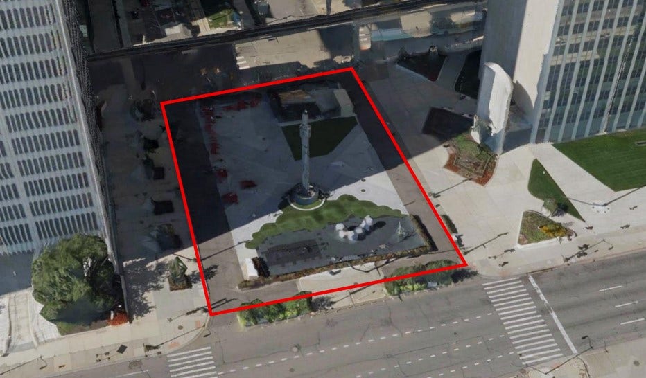 Spirit Plaza in Detroit is getting a face lift