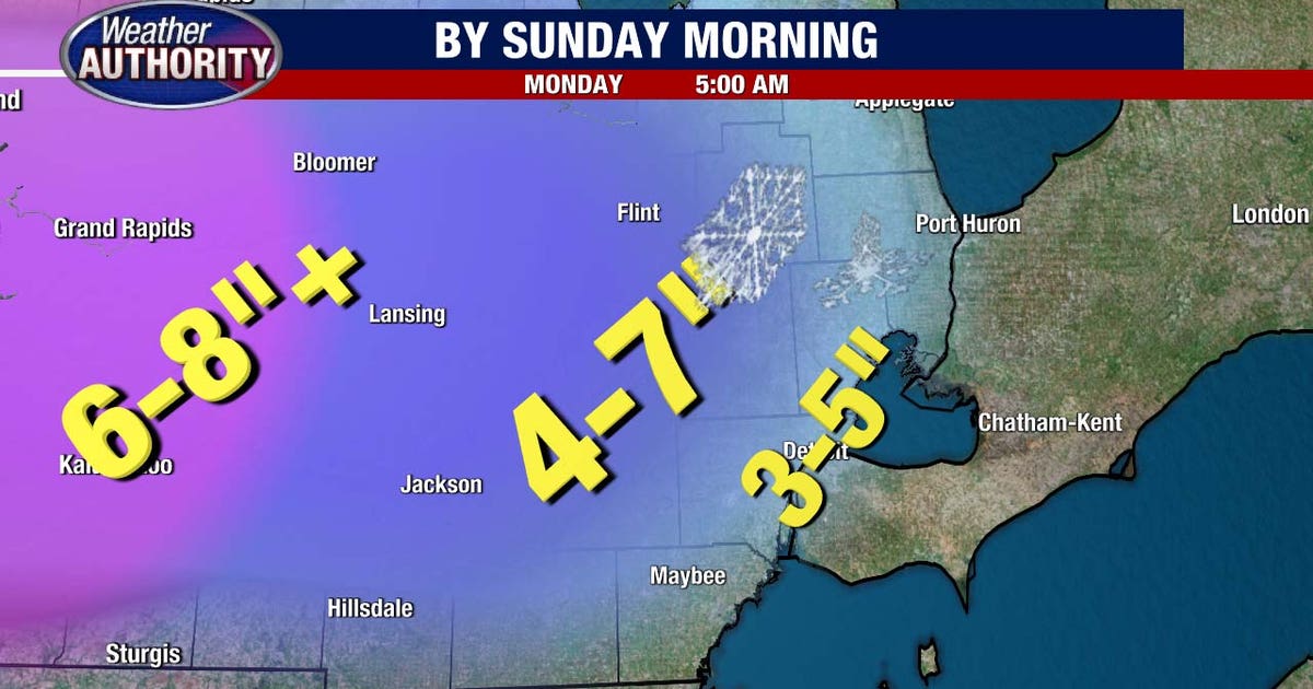 Winter Storm Warning in Michigan with widespread snow inbound | FOX 2 ...