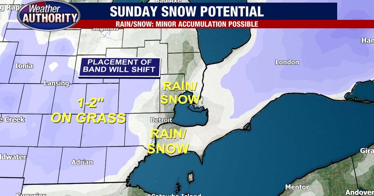 Metro Detroit weather: Some rain Friday before chance of snow this ...