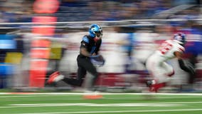 Lions struggle against last place Giants, win in overtime behind Gibbs huge run