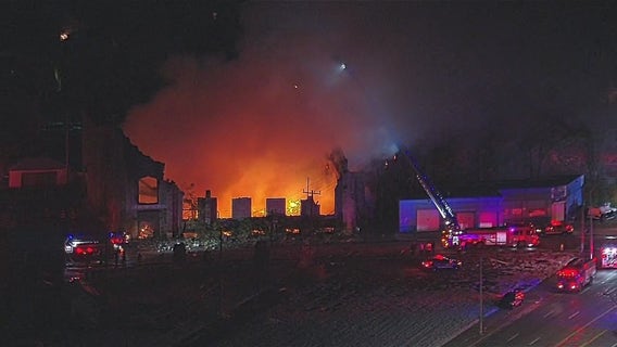 1 injured after vacant Detroit church catches fire
