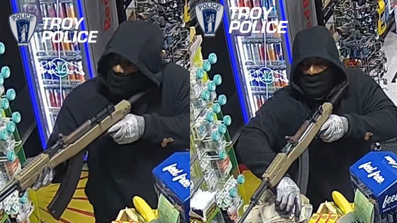 Troy gas station robbery suspect who used rifle, arrested by police