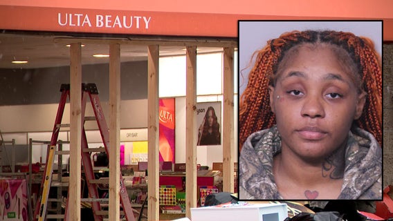 Suspected drunk driver crashes through Royal Oak Ulta after police spot her driving on train tracks